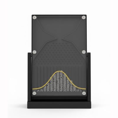 4 * 7in Desk Galton Board, Normal Distribution Mathematical Model, Physics Lab Teaching Tool, Effective Statistical Law Demonstration, Inspire Curiosity, for Physical School Laboratory Teaching