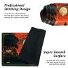 FKIUBWRY for MTG Playmat with Zones 24"x14" - Non-Slip Rubber Base,Stitched Edge,Storage Bag,for TCG Card Game Playmat,Magic Mat,Mouse Pad,for Magic The Gathering,Board Game,Japanese Gate Red view 3