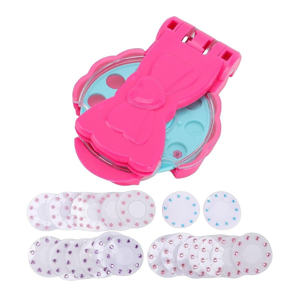 AYEXNSM Hair Bling Styling Tool Kit, Bling Hair Jewels, Hair Styling Tool with Rhinestone Stickers