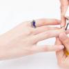 LOGOFUN 8pcs Cute Horse Color Changing Mood Rings Adjustable Animal Costume Jewelry for Party Supplies view 3