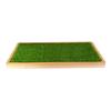 CIYODO Figurine Display Stand with Artificial Grass Base for Action Figures and Dolls, Desktop Organizer Tray for Collectible and Handicrafts Storage view 1