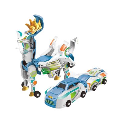 2n1 Magnet Car Transform into Dinosaur Toys, Fun Interactive, Colorful, Collision Transforming Dinosaurs Car Toy, Robot Dinosaur Toy, Mechanical and Transformable Design Fidget, for Boys and Girls