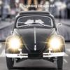1:16 Retro RC Car D62MINI, Classic Beetle-Style Remote Control Vehicle with LED Lights, Smooth Driving & 30 Min Playtime for Adult Hobbyists Black-3 Batteries view 4