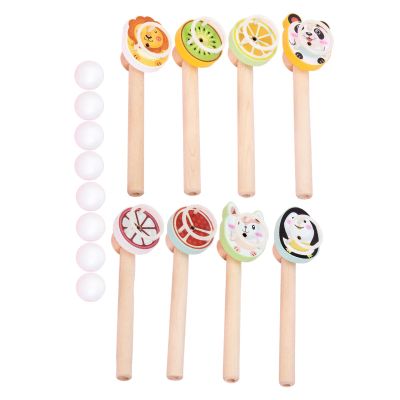 Blowing Sphere Game, Tube-Controlled Ball Set, Air-Powered Floating Disks, Multi-Color Educational Play Units, Activity Tool for Children Teens Adults, Gatherings Party Holiday New Year Entertainment