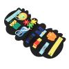 Yinhing Felt Learning Board Soft Sensory Touch Educational Activity Board for Developing Life Skills During Car Trips Flights and Travel Adventures for Kids view 4
