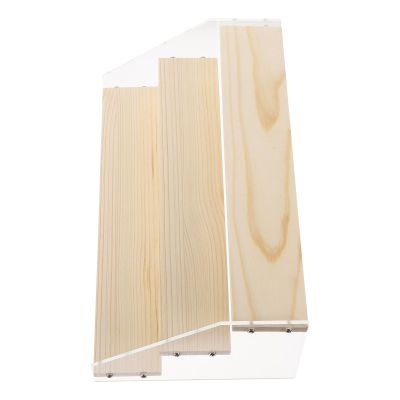 ORFOFE Acrylic Display Stand Tiered Organizer for Collectible Figures and Dolls, 3-Layer 30Cm Desktop Shelf for Display and Storage