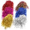 GOOHOCHY 6Pcs Foil Tinsel Party Wigs Colorful Costume Fake Hair for Masquerade and Holiday Cosplay Dress-Up Accessories