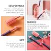 WEKAMOS Silicone Bottle Cleaning Brush Set with Long Handle, Nipple and Straw Scrubber, Pink, Feeding Bottle Cleaner Tools for Newborn Care view 3