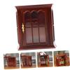 Abaodam 12 Scale Dollhouse Furniture Model for Collectors and Hobbyists Mini Retro Wall Cabinet for Dollhouse Decoration view 3