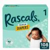 Rascals Premium Diapers, Size 1, 108 Count from Global view 1
