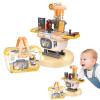 Combined Makeup Toy with Doctor Clinic Tools and Ice Cream Set - Fun and Educational Role Play Game view 2