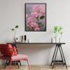 Pink Rose Flowers 1000 Piece Wooden Jigsaw Puzzles for Adults, Stunning Floral Landscape, Relaxing and Challenging Puzzle Fun view 3