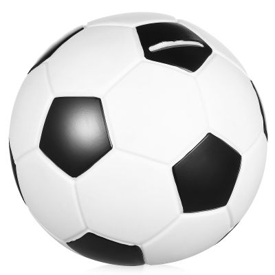Abaodam Football Piggy Bank for Boys Small Soccer Coin Bank Soft Rubber Sports Money Saving Box Room Decor