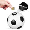 Abaodam Football Piggy Bank for Boys Small Soccer Coin Bank Soft Rubber Sports Money Saving Box Room Decor view 3