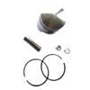 Piston Kit 44mm Fits NB500 Cylinder Piston Rings Pin Clip Assembly view 1