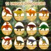 12 Pack Easter Dino Egg Dig Kit for Kids - Dinosaur Egg Excavation Toy with 12 Unique Dinosaurs Eggs Tools & Learning Cards STEM Archaeology Science Dig Set for Boys Girls Easter Party Favors 3-12 view 3