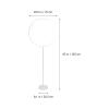 HOODANCOS Balloon Rack with Base and Heighten Plastic Column Holder Kit for Party Decorations Wedding Balloon Display Stand Supplies view 2