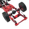 Rear Axle Fixed Shock Absorber Spring Plate Metal Upgrade Parts Accessories Compatible with MN 1 12 MN82 LC79 Remote Control Car view 4