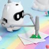 ASHATA Drawing Robot with 100 Cards, Voice Interactive Educational Drawing Robot for Painting Learning, Christmas Birthday Present Party view 2