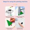 ASHATA Drawing Robot with 100 Cards, Voice Interactive Educational Drawing Robot for Painting Learning, Christmas Birthday Present Party view 4