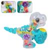 Bnineteenteam Electric Dinosaur Toy, Transparent Gears with Music Lights, Walking Swinging Dinosaur Toy for Children view 4