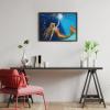 Mythical Golden Mermaid 1000 Piece Wooden Puzzle, Luminous Underwater Artwork, Adult Jigsaw Puzzles for Leisure view 3