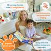 GO GO 30 Favorite Nursery Ryhmes Sound Book, USB-C Rechargeable, Interactive Musical Learning Book for Toddlers view 3