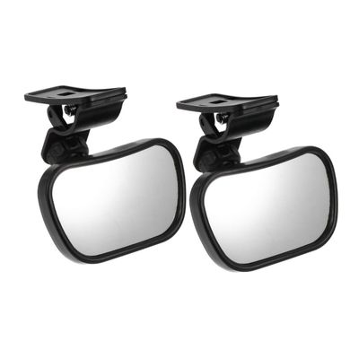 SECFOU 2Pcs Car Rearview Mirror for Rear-Facing Seats, Anti-Shake Wide Angle Interior Car Observation Mirror with 360 Rotation for and Safety