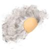 LOPUNER Bald Wig Humorous Elderly Character Cosplay Wig White Hair Male Party Costume Accessory for Dress-Up and Theatrical Performances view 1