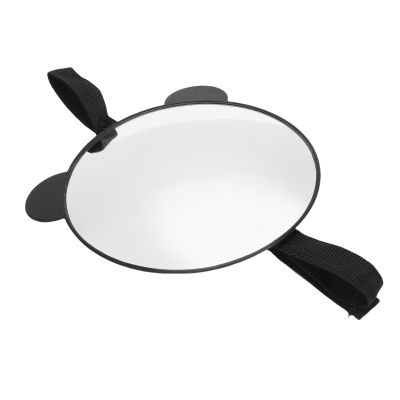 Yinhing Car Mirror Round Shaped HD Car Rear View Mirror for Rear Facing Infants With Adorable Cute Ears Design Angle Shatterproof Glass Easy Installation Enhancing Peace Of Mind While