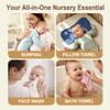 Benoxine Baby Burp Cloths 8-Pack, Waterproof Burping Cloths, 4-Layer Super Absorbent & Extra Soft Plush Spit Up Rags for Newborns and Infants, Infant Towels for Milk Spit Up, Baby Boy Girl Essentials view 4