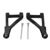 1 Pair RC Front Upper Swing Arm, Aluminum Alloy Suspension Arm Upgrade Parts, High Precision RC Car Swing Arm for 1/10 UD1002 UD1002se Desert Off Road Short Truck, Durable Metal RC (Black) view 1