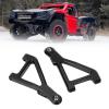 1 Pair RC Front Upper Swing Arm, Aluminum Alloy Suspension Arm Upgrade Parts, High Precision RC Car Swing Arm for 1/10 UD1002 UD1002se Desert Off Road Short Truck, Durable Metal RC (Black) view 4