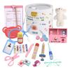 Complete Doctor Playset Wooden Toddler Doctor Kit with Storage and Dentist Tools view 1