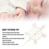 TOPINCN Baby Teether, Tortoise Silicone Teething Mitten for Babies, Soft Chewable Teether with Safe Material for Soothing Gums and Pain Relief (Beige) view 2