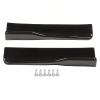 2 Pcs Rear Side Skirt Winglets, Universal Car Rear Side Skirt Winglet Diffuser, Bright Black ABS Scratch Proof Side Skirt Winglet Spoiler with 6 Screws, for Cars SUVs Commercial Ve view 1