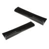 2 Pcs Rear Side Skirt Winglets, Universal Car Rear Side Skirt Winglet Diffuser, Bright Black ABS Scratch Proof Side Skirt Winglet Spoiler with 6 Screws, for Cars SUVs Commercial Ve view 4