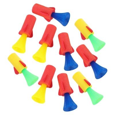 FytStycale 10 Pieces Jumping Spring Rocket Launchers Toys EVA, Birthday Gift, Durability, Portable Easy to Premium Party Favors