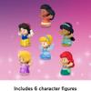 Fisher-Price Little People Toddler Toys Disney Princess Figure Pack, 6 Characters for Preschool Pretend Play Kids Ages 18 Months+ view 3
