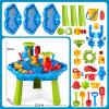 Kenthoris Water Table for Toddlers 1-3, Toddler Outdoor Toys Kids Summer Beach Backyard Pool Splash Activities Playsets, Water and Sand Activity Sensory Playset for Toddlers 1.5+ Years Old (8928) view 2