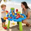Kenthoris Water Table for Toddlers 1-3, Toddler Outdoor Toys Kids Summer Beach Backyard Pool Splash Activities Playsets, Water and Sand Activity Sensory Playset for Toddlers 1.5+ Years Old (8928) view 4