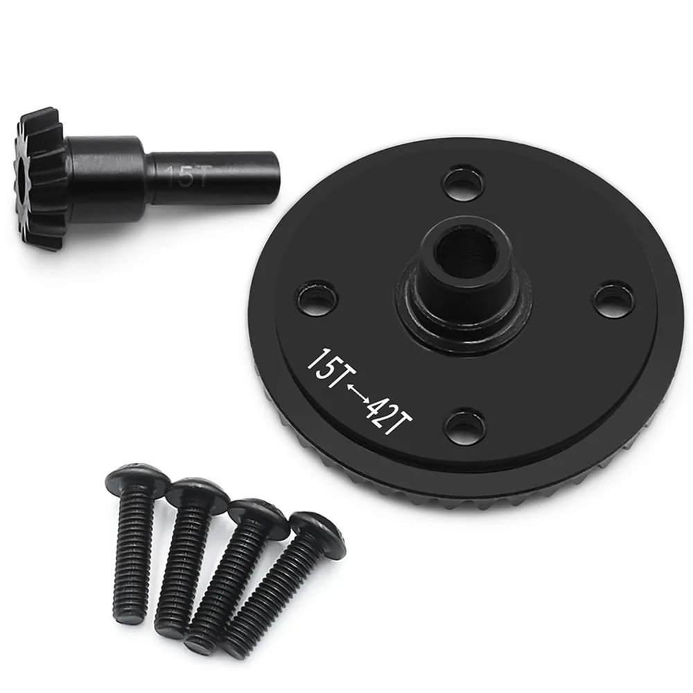 For Typhon 6S For BLX TLR 1/8 Steel Diff Gear 10T 13T 15T 42T 43T Transmission Differential Gears RC Car For Buggy Upgrade Parts Models(42T and 15T)