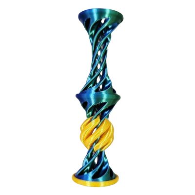 Stress Relief Spirals Pyramid Toy with Elastic Popping Design for Adult and for Home Office and School