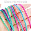 Wilafury String, Cats String Hand Game Finger Toy Supplies Child Play Rope Game Rainbow Color 8 Pcs view 2