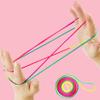 Wilafury String, Cats String Hand Game Finger Toy Supplies Child Play Rope Game Rainbow Color 8 Pcs view 4