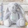 A Little Hug from Heaven - Personalized Stuffed Bunny, Butterfly Memorial - Personalized Bunny Plush, Hug from Heaven Sympathy Bunny Stuffed Animal, Memorial Gift, Sympathy Gifts for Loss of Loved view 3