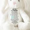 A Little Hug from Heaven - Personalized Stuffed Bunny, Butterfly Memorial - Personalized Bunny Plush, Hug from Heaven Sympathy Bunny Stuffed Animal, Memorial Gift, Sympathy Gifts for Loss of Loved view 4