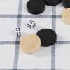 30pcs Wooden Draughts Backgammon Chess Pieces for Draughts & Checkers & Backgammon Piece Flying view 3