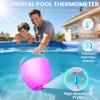 AearKing 3in1 Floating Pool Speaker with Digital Pool Thermometer,Bluetooth Pool-Speaker with Colorful Lights,TWS Hot Tub Speaker Waterproof IP68 Pools-Speaker,BT5.0 Bluetooth Speaker for Pools-Blue view 4