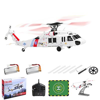 AxiomBricks WL K270 UH-60L Blachawk Helicopter, 2.4G 4CH Flybarless Realistic Helicopter Model with Optical Flow Positioning & 6-axis Gyro, Adjustment Throttle